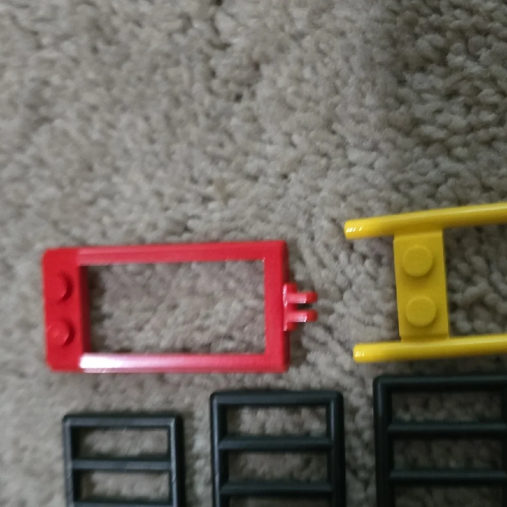 LEGO Set: Vintage Ladder, Hitching, & Fence Building Block Accessories